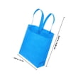thumbnail image 5 of GAXIRE 30pcs Sky Non-Woven Utility Tote Bags with Handles for Shopping, Parties, Storage, and Everyday Use, 5 of 8