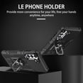 thumbnail image 2 of Allytechgroup for Samsung Galaxy A55 Case with Stand, [Built-in Kickstand] Support Magnetic Car Phone Mount Military Grade Drop Protection Phone Case for Samsung Galaxy A55, Black, 2 of 10