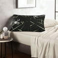 thumbnail image 6 of Pofeuu Spiders On The Web Print Polyester Microfiber Plush Pillowcases, Super Soft and Cozy Pillow Case Covers with Envelop Closure（Pillow core not included）-14"x20", 6 of 6