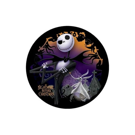 JACK Nightmare Before Christmas ROUND Edible Image Cake topper Birthday Decoration sugar sheet Skellington sally halloween party, Easy to.., By BannedinBentonville Edible images