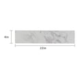 thumbnail image 2 of 22" x 4" Bathroom Sink Side Splash, Size for Bathroom Vanity Sink Top, Engineered Marble Stone Side Splash, Bianco carrara wenato color, 2 of 6