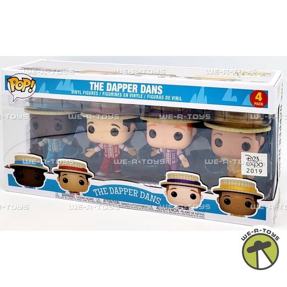 Dapper Dans Funko Pop Vinyl 4-pack D23 Expo