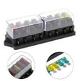 thumbnail image 3 of GLFSIL 6-12 Way Fuse Box for Standard Blade Fuses Holder ATO 12Vor 24V Car or HGV, 3 of 3