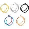 thumbnail image 1 of Qucyy 2-36 Pcs 20G Double Hoop Nose Ring for Single Piercing Nose Rings Hoops Double Nose Rings for Women Nose Ring Hoop for Women Nose Piercing Jewelry 5 color, 1 of 5