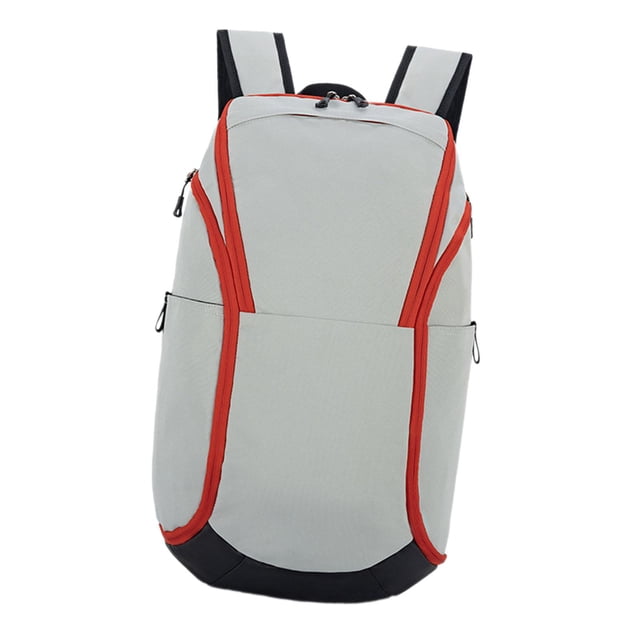 Mochila de baloncesto Bolsa para equipo de deportes al aire libre Bolsa de fútbol Bolsa de baloncesto con compartimento para pelota para balón de fútb Gris