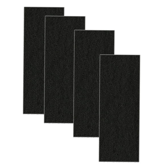 Qzbhct 4 Activated Carbon Filters for Nature's Miracle Oval Hooded Flip Top Cat Litter Box, 8" x 3"