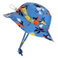 thumbnail image 3 of Sombrero de cubo para niño y niña, accesorio de protección solar para playa, gorra de cuerda de ala ancha para vacaciones al aire libre, 3 of 3