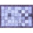 thumbnail image 1 of Ahgly Company Indoor Rectangle Checkered Blue Modern Area Rugs, 6' x 9', 1 of 4