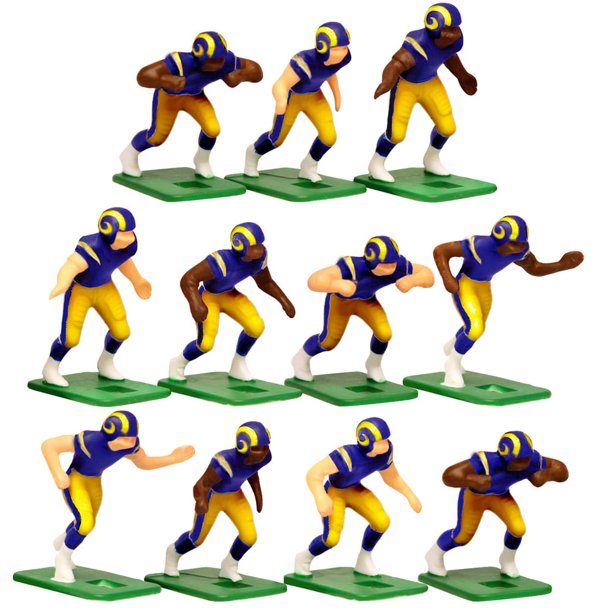 Los Angeles Rams Dark Uniform Action Figures Set