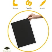 Eva Foam Sheets in Black, 9x12 Inches, 6mm- Extra Thick! Great Craft Foam Paper (30)