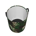 thumbnail image 3 of Goofa Camouflage Skull Printed Circular Hamper,Laundry Basket with Handles,Storage Baskets Foldable,Large Capacity Laundry Hamper-, 3 of 8