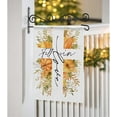 thumbnail image 5 of Fall in Love Pumpkin Cross Decorative Garden Flag, Religious Autumn Maple Leaves Farmhouse Seasonal Yard Outside Decorations, Thanksgiving Outdoor Small Home Decor 12 x 18, 5 of 6