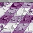 thumbnail image 5 of Plaid Dog Crate Cover, Hearts Ying Yang Pattern Sign of Peace Pax Cultura Theme, Easy to Use Pet Kennel Cover for Medium Large Dogs, 35" x 23" x 27", Magenta Lavender White, by Ambesonne, 5 of 6