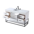 thumbnail image 6 of Elegant Lighting VF29254MMB Caroline 54" Free Standing Single Basin Vanity Set - Brown, 6 of 7