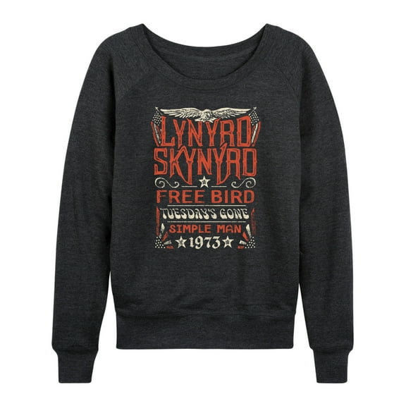 Lynyrd Skynyrd - Hits - Women's Lightweight French Terry Long Sleeve Shirt