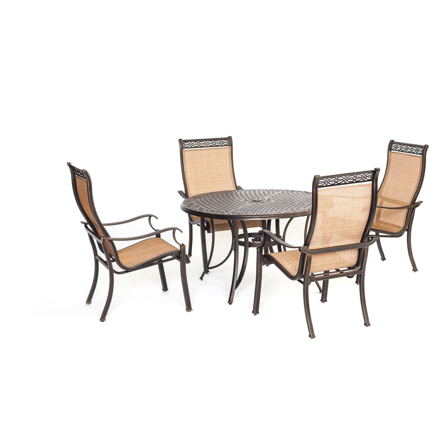 Cambridge Outdoor Legacy 5-Piece Dining Set, Tan - Walmart.com