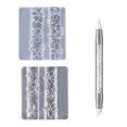 thumbnail image 1 of Reusable Silicone 3D Flower Nail Templates Hibiscus Cherries Blossom Mold And Carving Tool For Nail Art Crafting Supplies, 1 of 4