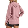 thumbnail image 3 of Women's Casual Hooded Sweatshirt Soft Comfortable Pullover Hoodie For Everyday Wear Basic Loungewear Lightweight Versatile Women's Lounge Sets Haut Ete Femme, 3 of 7