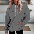 thumbnail image 2 of Bovemsi Sweatshirt for Women Oversized Lightweight Puff Pullover Tops Long Sleeve Casual Fall Winter Clothes Comfort Hoodie, 2 of 9