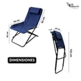 thumbnail image 3 of Silla Mecedora Reposet Plegable Portátil Pegaso, 3 of 6