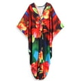 thumbnail image 4 of Edolynsa Caftans for Women Plus Size Swimwear Kaftan Cover up Loose Fit Beachwear Moomoo House Dress Summer Outfit, 4 of 10