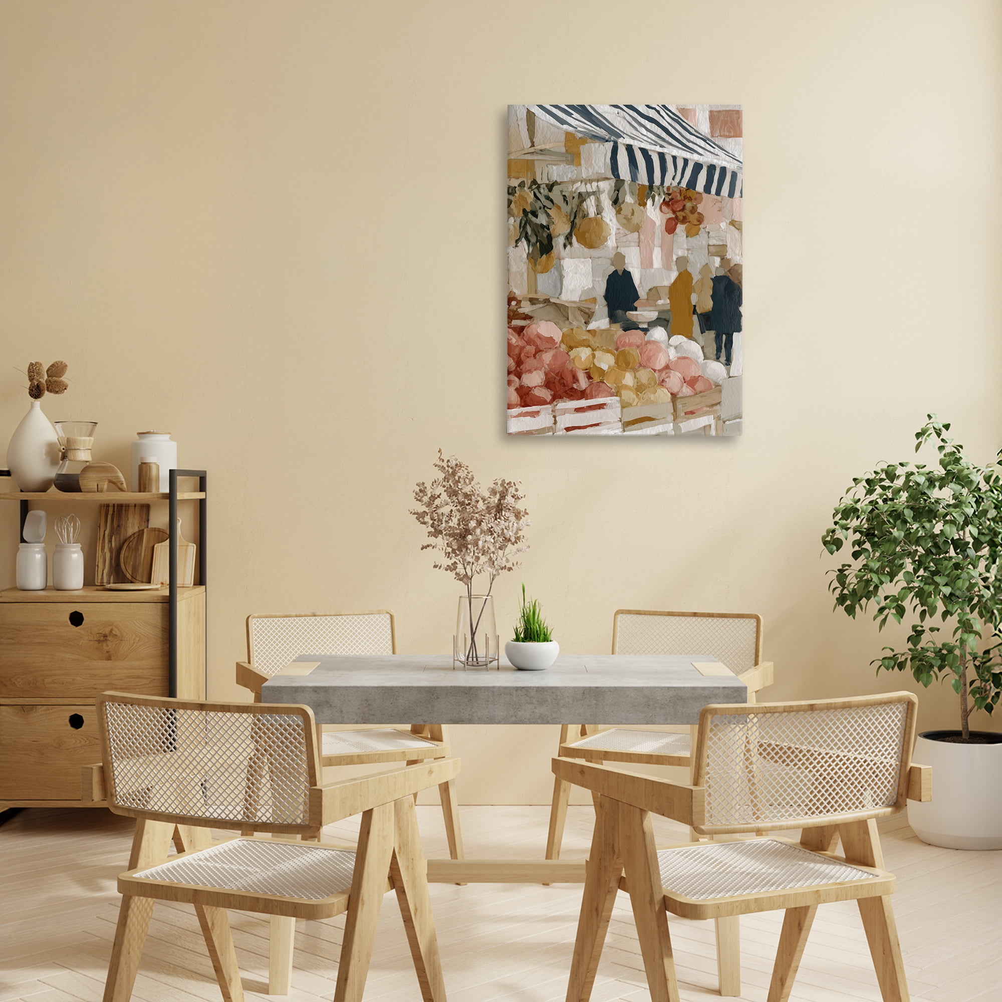 Stupell Industries Market Stall with Fresh Citrus Canvas Wall Art, design by Chromatic Storm Studio