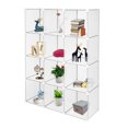 12Cube Book Shelf Storage Steel Frame Closet Organizer Bookcase
