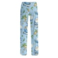 thumbnail image 5 of Womens Christmas Pajama Pants Xmas Graphic Print Pjs Lounge Sleepwear Christmas Pj Bottoms, 5 of 6