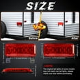 HOYUZA RV Tail Lights, MMF7 RV Camper Lights Red Brake Turn Light White