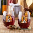 thumbnail image 3 of Happy Thanksgiving English Springer Spaniel Give Thanks Fall Beanie Scarf Welcome 15oz Stemless Wine Glass Mug Springers Dog Lover Gifts Wine Glasses Cup - 00020, 3 of 5