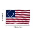 thumbnail image 2 of Win s Way USA 250th Anniversary Flag 1776-2026 American Independence Celebration Banner, 2 of 8