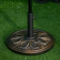 thumbnail image 2 of Outsunny Base de Parasol Ronde de 19 Pouces Support de Parasol en Béton Robuste, 2 of 10