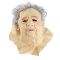 thumbnail image 1 of Mascarilla de látex para Halloween, novedosa máscara de terror para anciano, para fiesta de máscaras, 1 of 14