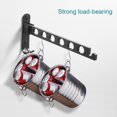 thumbnail image 4 of 29*6.5cm Wall-Mounted Clothes Rack, Wall-Mounted Hanger Drying Rack, Rotating Wall-Mounted Foldable Clothes Rack, for Balcony, Bathroom, Hotel, 4 of 5