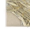 thumbnail image 2 of Zentique Brown and White Abstract Feather Square Wall Art Decor 15.75" x 15.75", 2 of 2