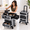 Black, variant on Watery Blue Rolling Makeup Case Travel Trolley with Drawer for Cosmetologists and Hairstylists