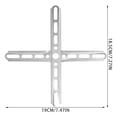 thumbnail image 2 of 2 Sets Light Mount Brackets Ceiling Light Fixtures Metal Lamp Fittings Canopy Light Crossbar Brackets, 2 of 7