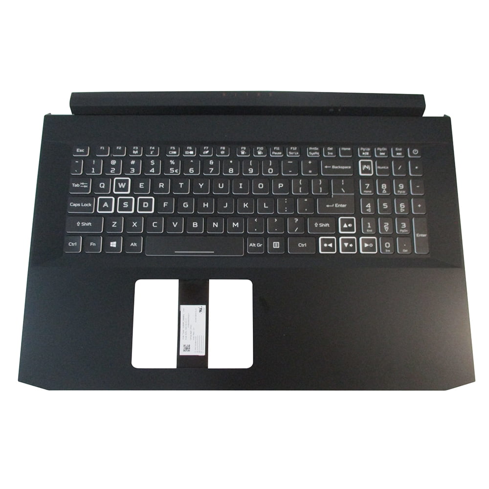 New US Black English Backlit Laptop Keyboard Without palmrest Replacement for Acer Predator Helios 300 PH317-52 PH317-52-77A4 PH317-52-74KR Light Backlight 