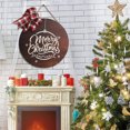 thumbnail image 4 of Christmas Wooden Hanging Sign Door Decoration Merry Christmas Wreath listing Wooden Wall Decor for Home Indoor Outdoor Decoratio, 4 of 5