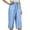 Light Blue^, variant on Jjayotai Womens Pants, Women's Pants Clearance, Women's Cotton Linen Pants, Loose Haren Pants, High Waisted Wide Leg Casual Pants, Capris Pants for Women Black^ L