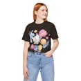 thumbnail image 2 of Floral Graphic Unisex 100 Cotton Vintage Artwork Short Sleeve Jersey 57, 2 of 15