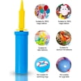 thumbnail image 4 of Jinsinto Balloon Pump, Handheld Balloon Pump, Manual Balloon Pump, Inflatable Balloon Pump, for Wedding Balloons, Birthday Party Decorations, Blue Yellow Wedding Party,, 4 of 5