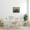 thumbnail image 3 of Stupell Industries Vintage Motorcycle Collage Transportation Painting Gray Floater Framed Art Print Wall Art, 21 x 17, 3 of 10