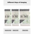 thumbnail image 4 of Farmhouse Home Swag Valances for Windows, Black Plaid Vintage Wood Grain Butterfly Rod Pocket Sheer Valances for Small Windows, Swag Toppers Light Filtering for Kitchen Living Room 2 Panels 36''x36'', 4 of 6