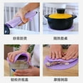 thumbnail image 2 of Multi-function Coaster Slip Anti-pad 18cm Round Heat-resistant Honeycomb Silicone Coaster Kitchen Tools Holder Mats, 2 of 2
