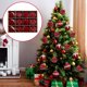 thumbnail image 5 of 12 bolas navideñas de terciopelo plateado con acabado de alambre, adorno colgante para interiores y exteriores, decoración para fiestas, bodas, Halloween, Acción de Gracias, San Valentín., 5 of 5