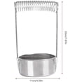 thumbnail image 4 of 2024 Paint Brush Washer Cleaner Stainless Steel Uncovered Cleaning Pot Oil Painting Washing Bucket, 4 of 5