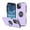 Purple, variant on For Apple iPhone 15 Heavy Duty with Built in Ring Case, Kickstand Rugged Phone Cover Magnetic Car Mount Compatible - Red
