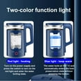 JXLKJCXT 2.2L Blue Light Glass Kettle with Quick Heating for Hot Water