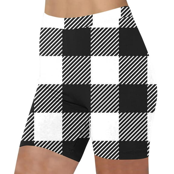 lulshou Women's Yoga Pants Yoga Shorts Fashion Womens Printed Yoga Leggings Fitness Running Gym Ladies Solid Sports Active Three Minutes Pants Workout Shorts